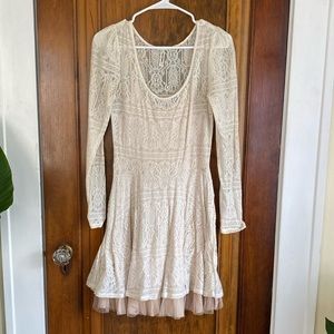 MAKE OFFER - Free People Lace and Tulle Dress
